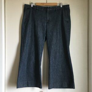 GAP Stretch Wide Leg Denim Trouser Pants